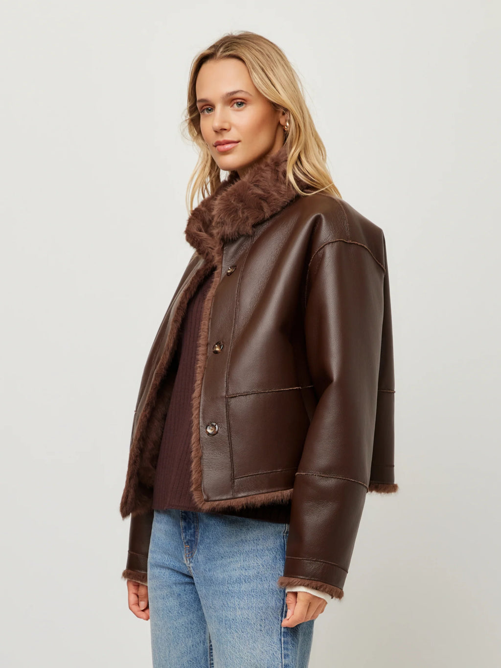 MACKENZIE REVERSIBLE FUR COAT