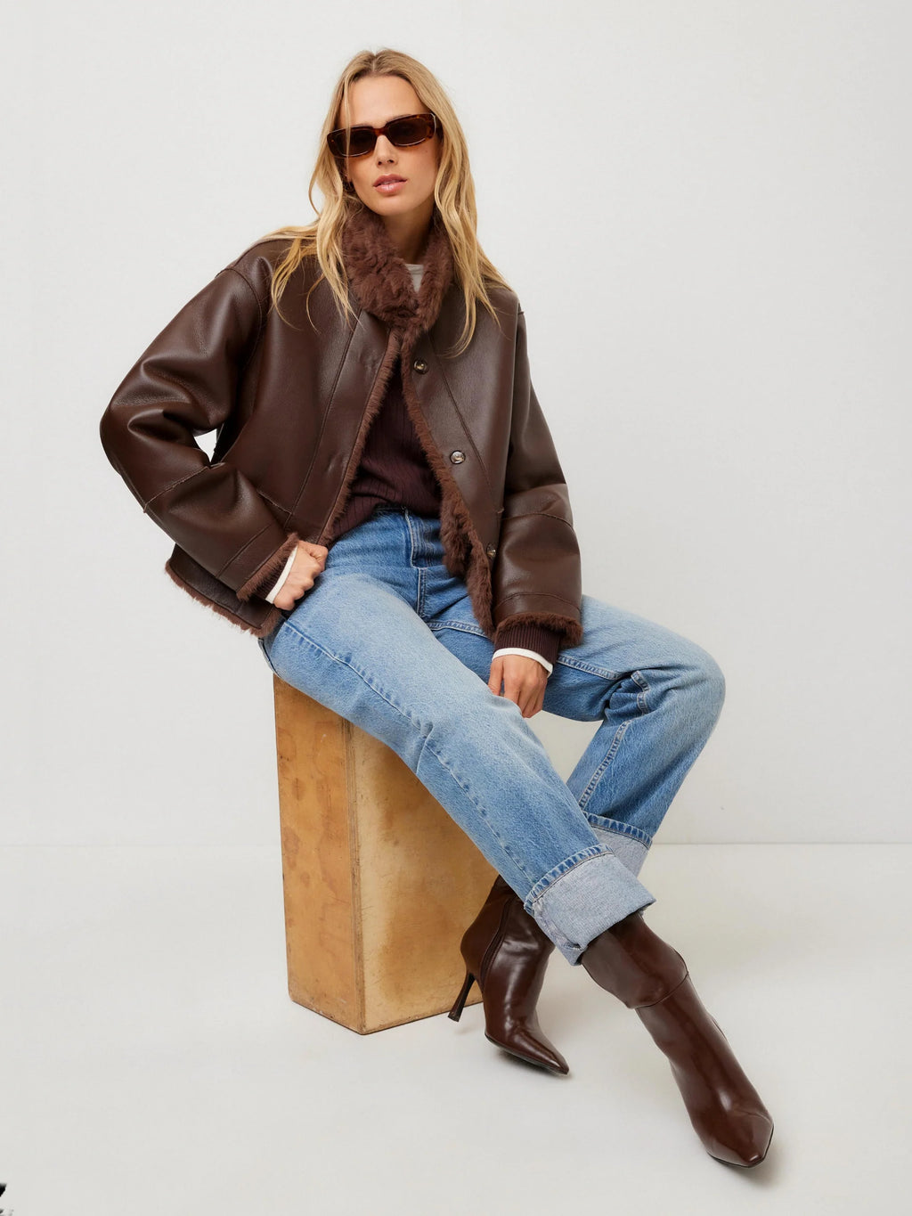 MACKENZIE REVERSIBLE FUR COAT
