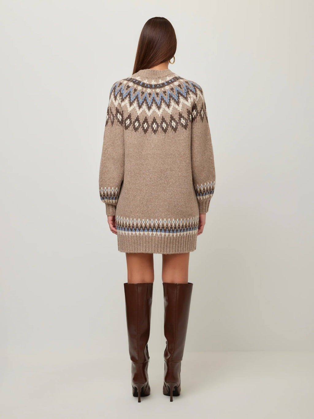 VERA JACQUARD SWEATER DRESS