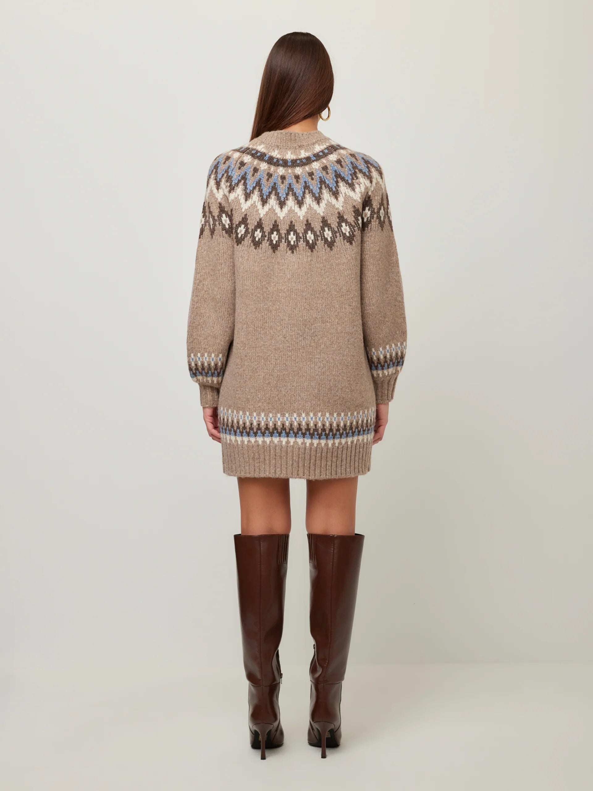 VERA JACQUARD SWEATER DRESS