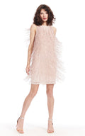 STRINGY PINK DRESS