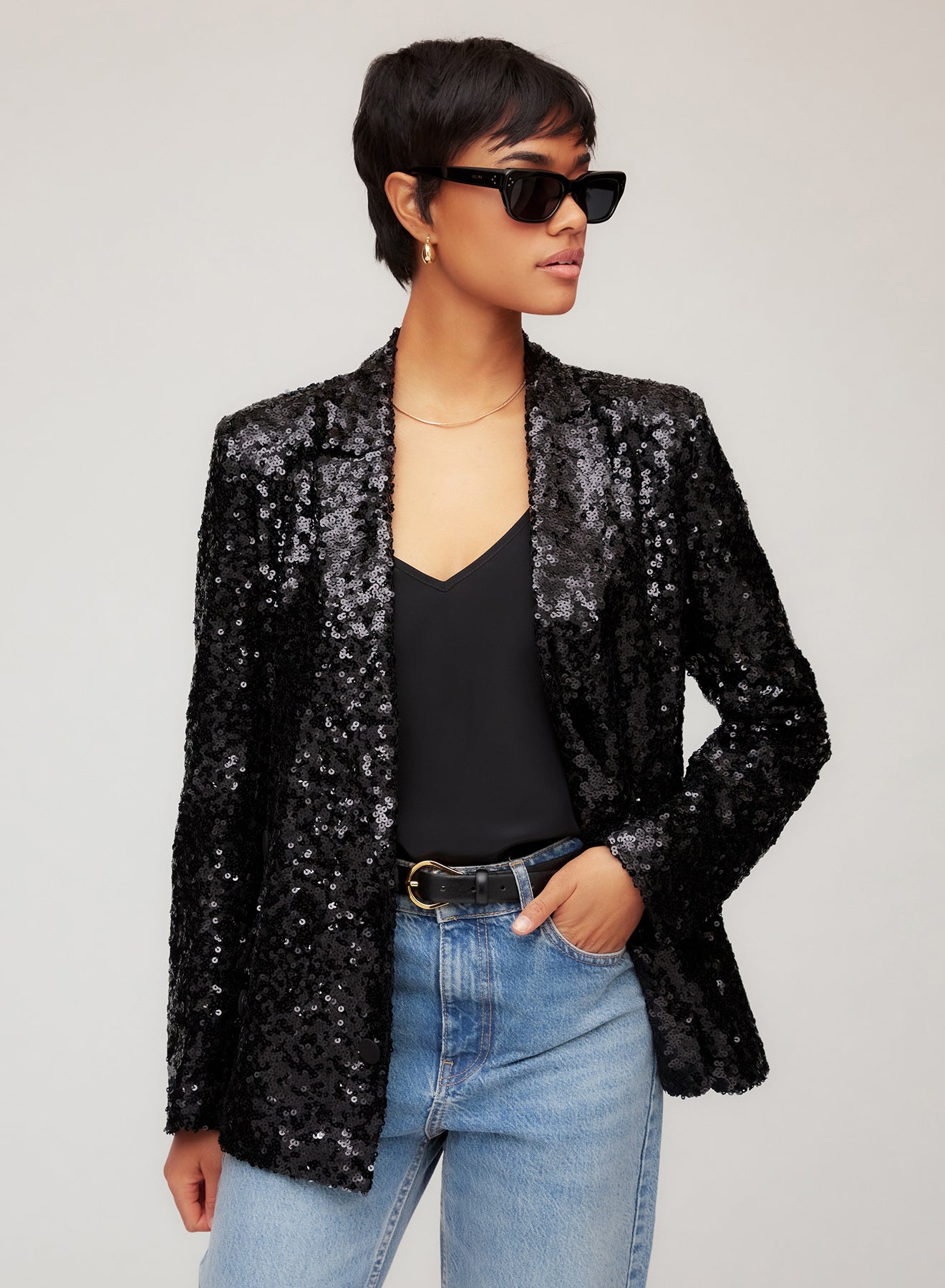 LORETTA SEQUIN JACKET