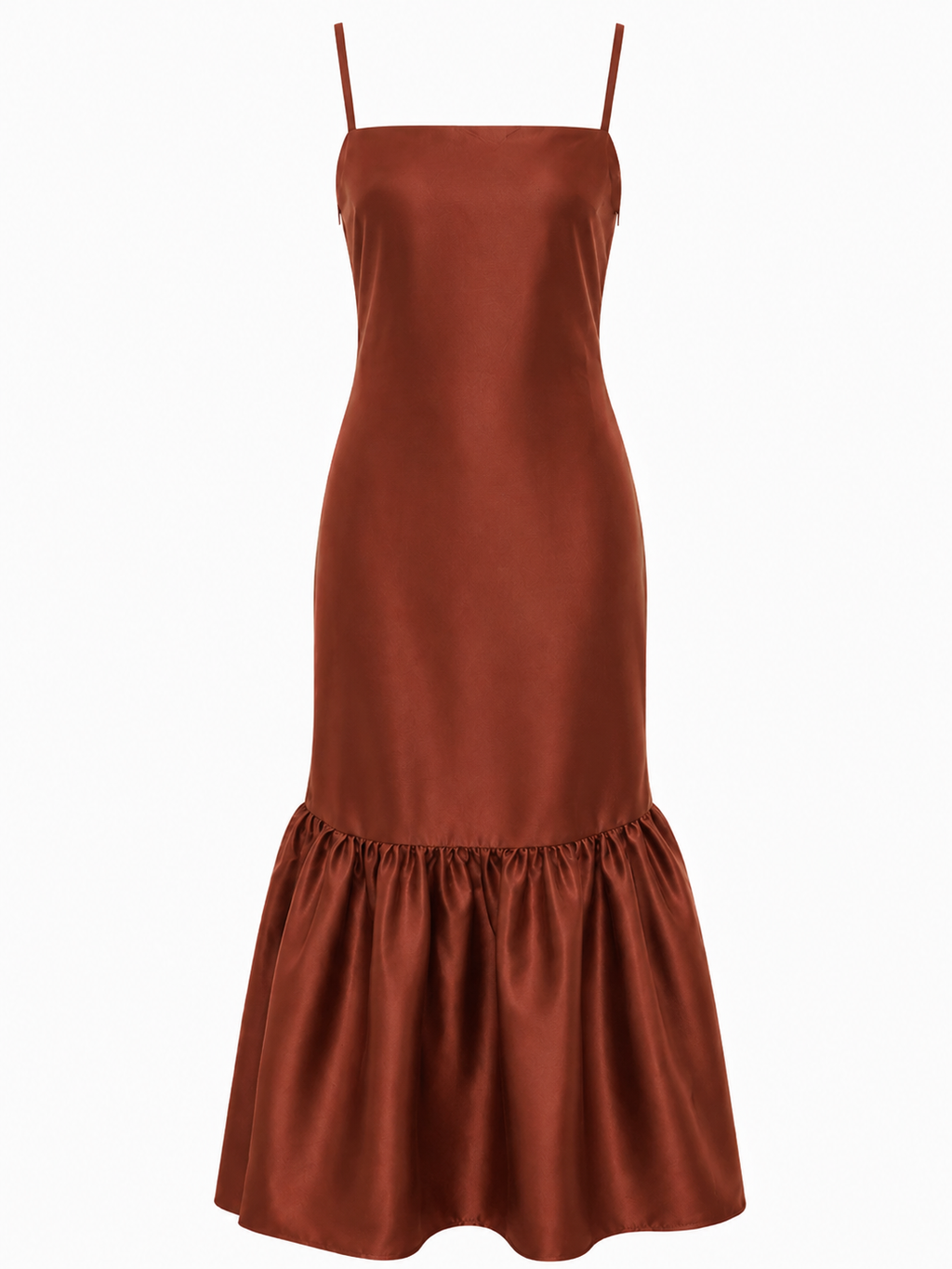 SYDNEY RUFFLE HEM GOWN