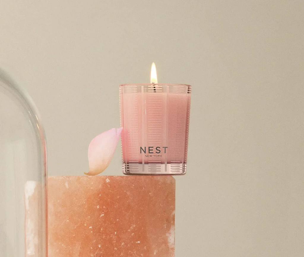 HIMALAYAN SALT & ROSEWATER VOTIVE CANDLE