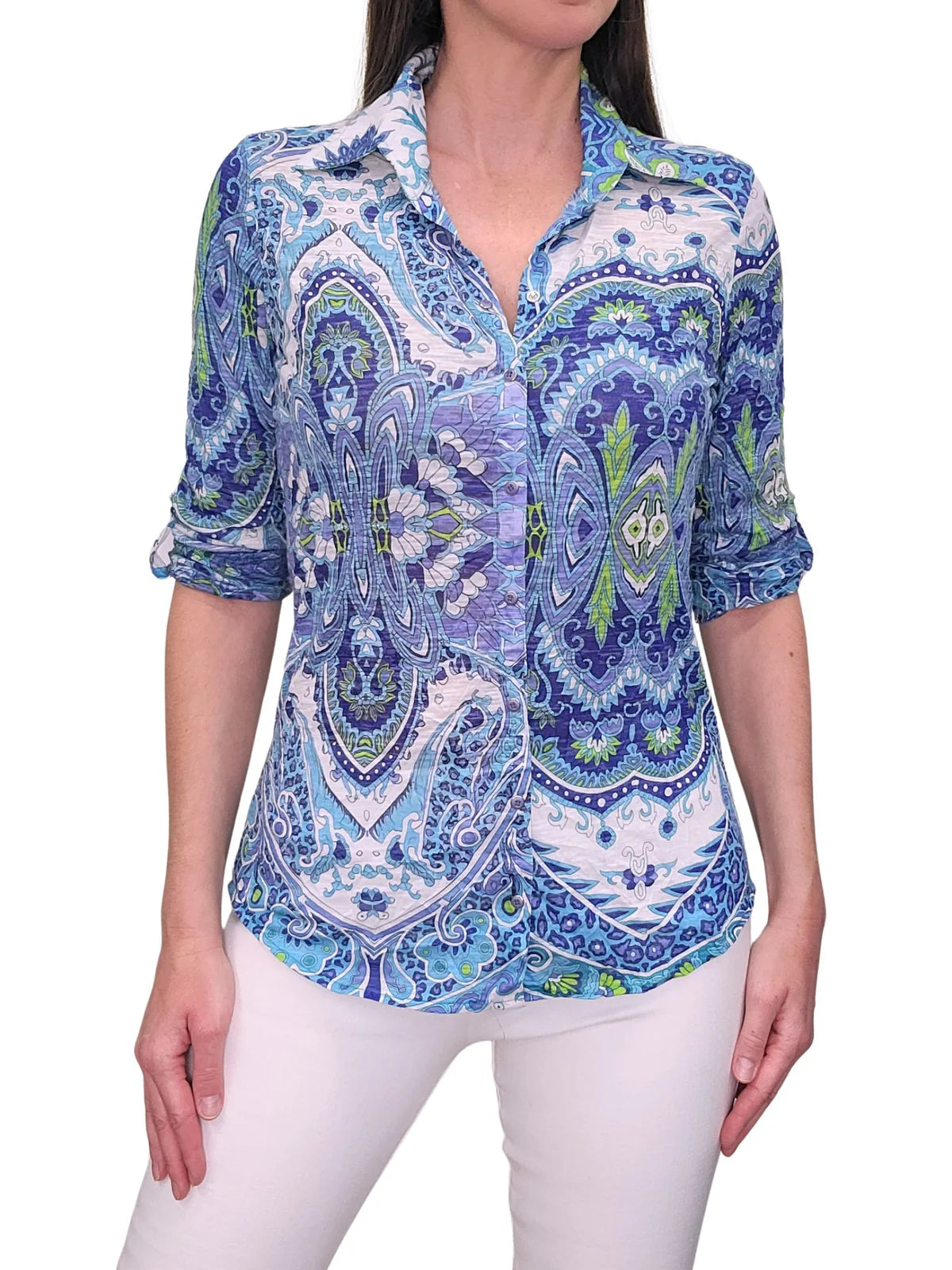 CRUSHED BLUES SHIRT
