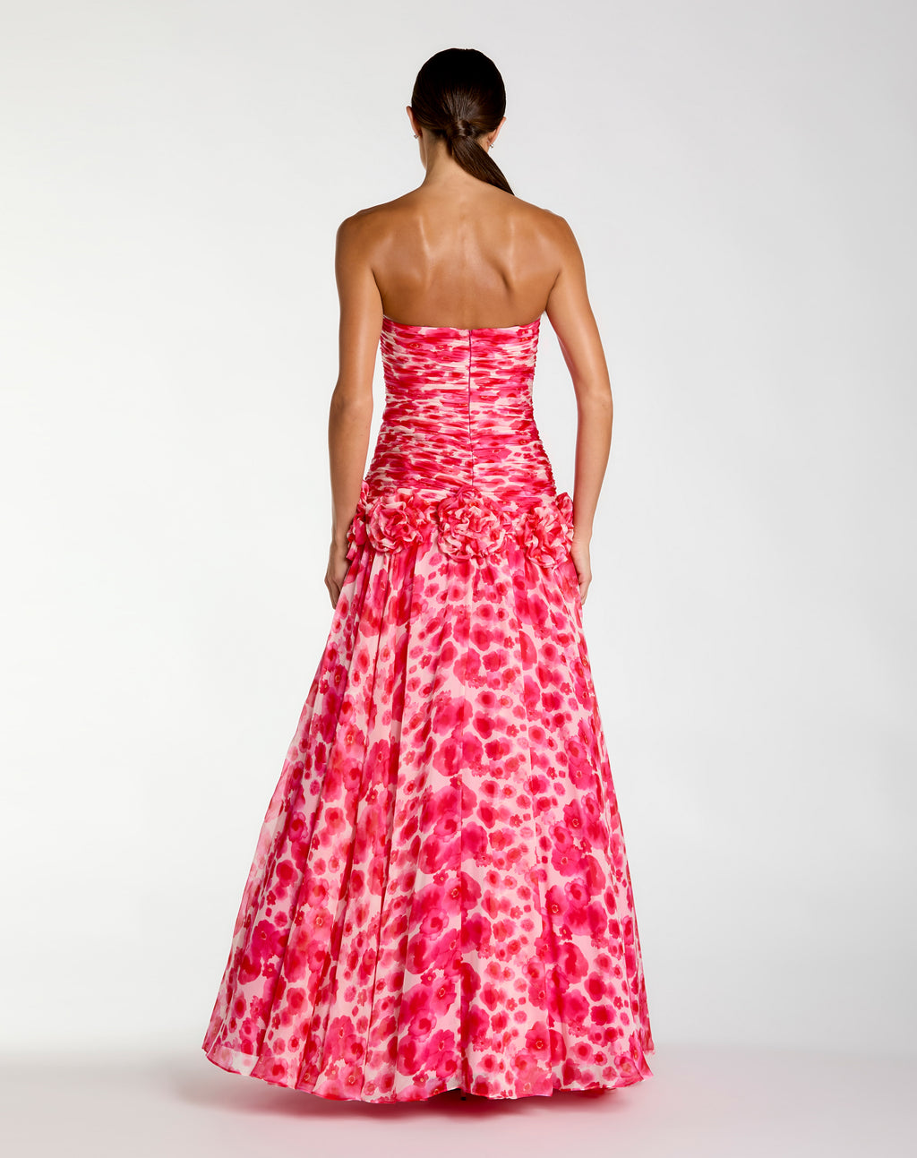 CHIFFON STRAPLESS BALLGOWN
