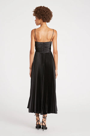AFRA PLEATED CUT OUT DRESS