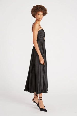 AFRA PLEATED CUT OUT DRESS