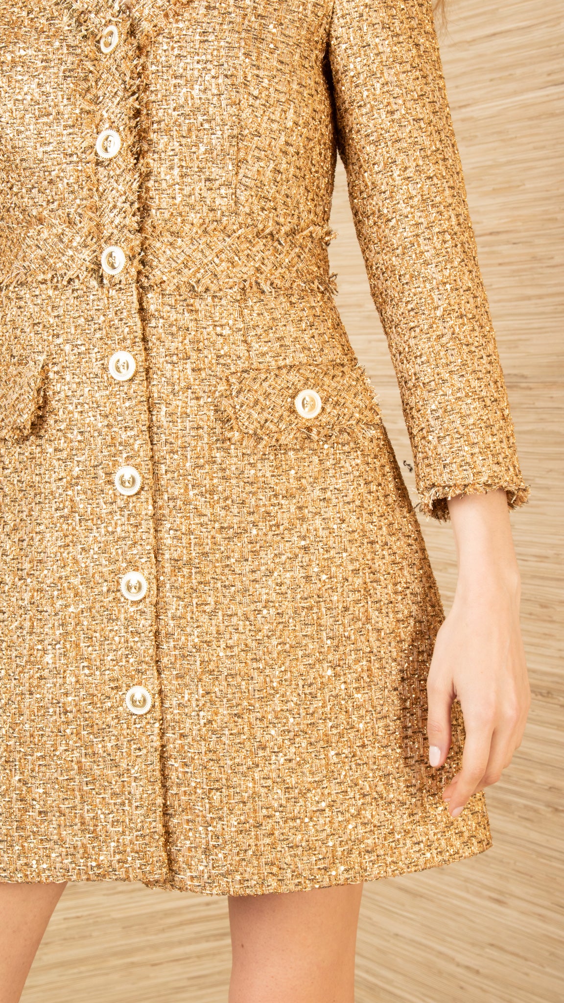 LONG SLEEVE SHORT DRESS