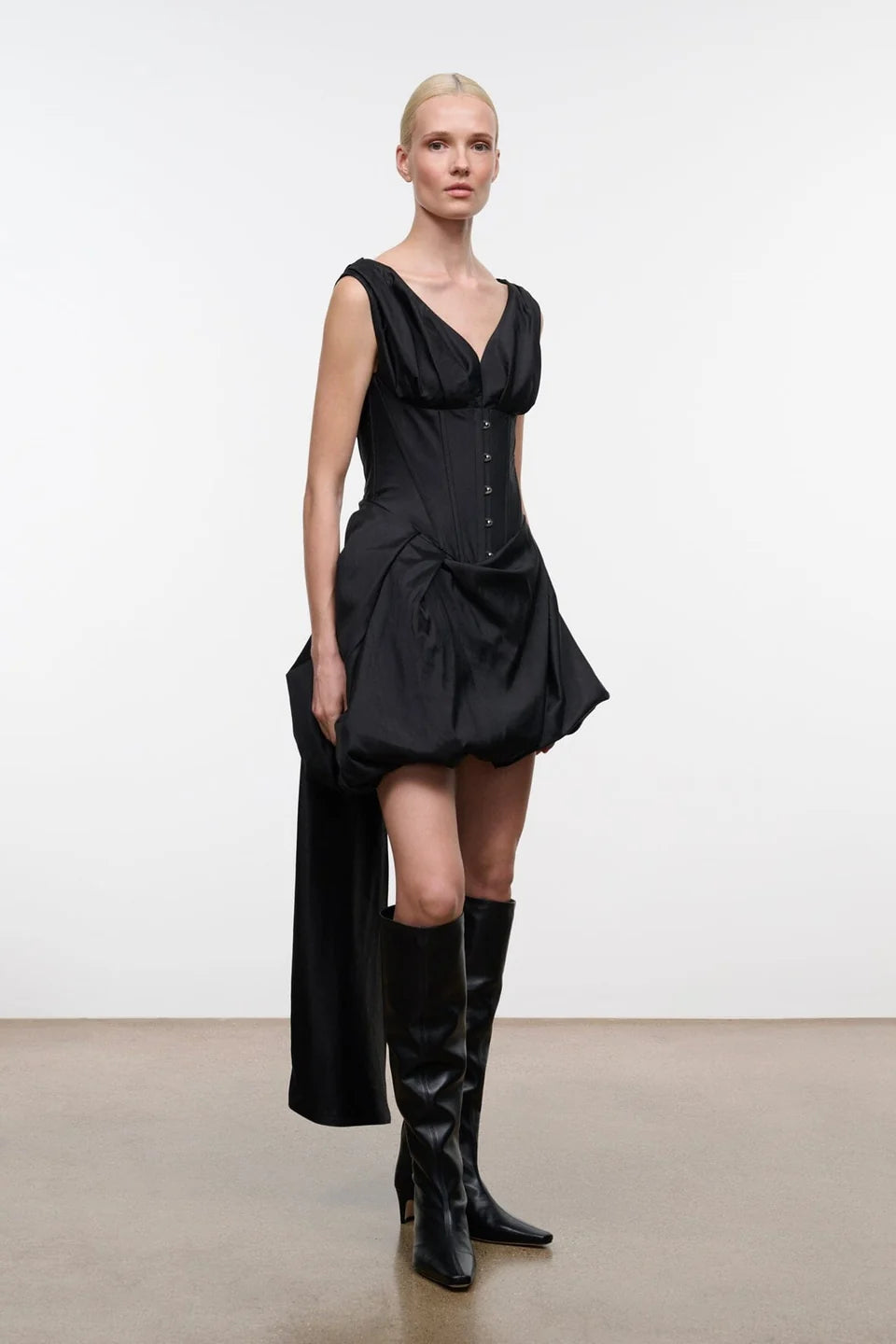 FABIANNE SILK MINI DRESS
