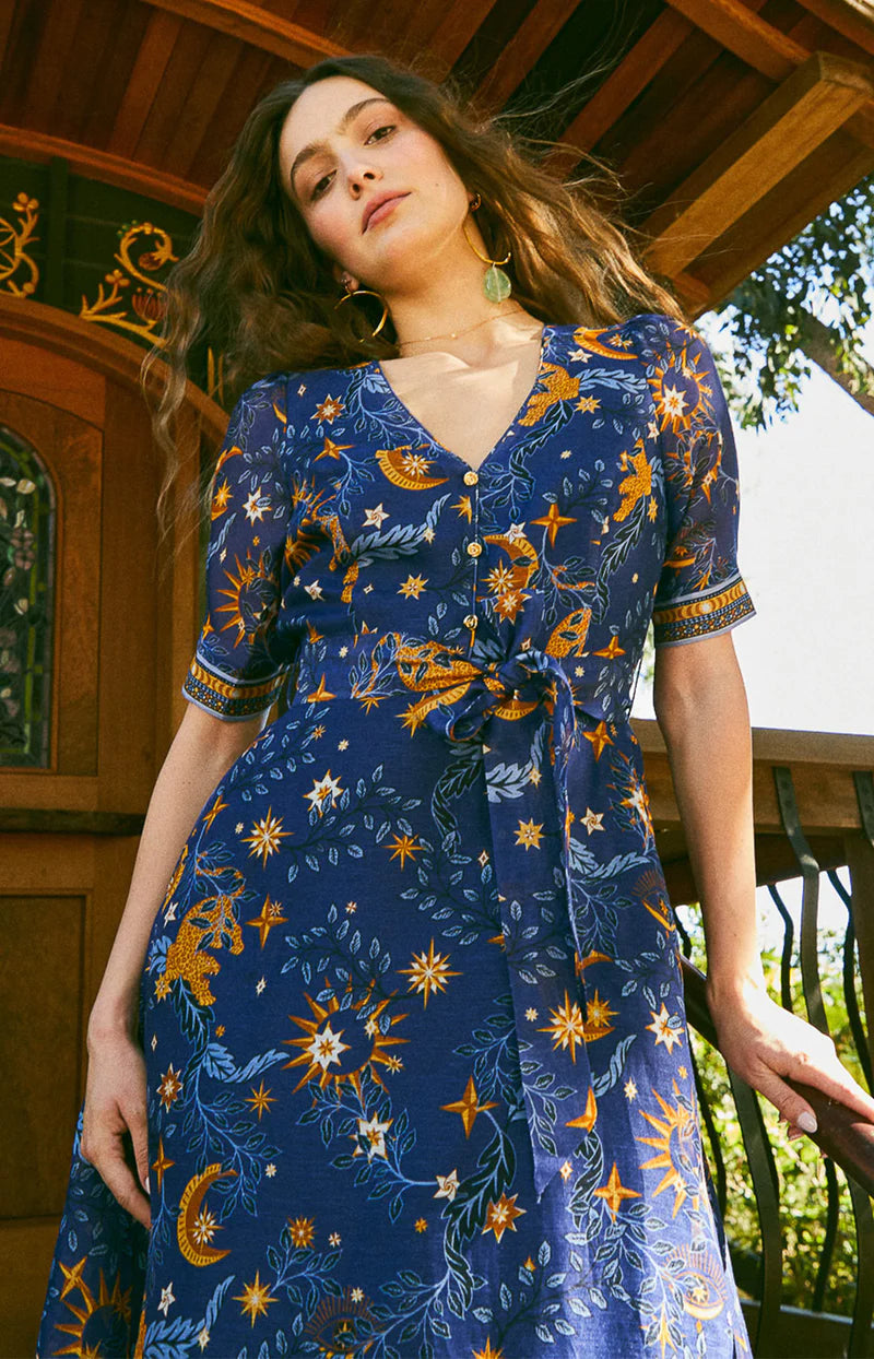 SHORT SLEEVE SHORT DRESS
