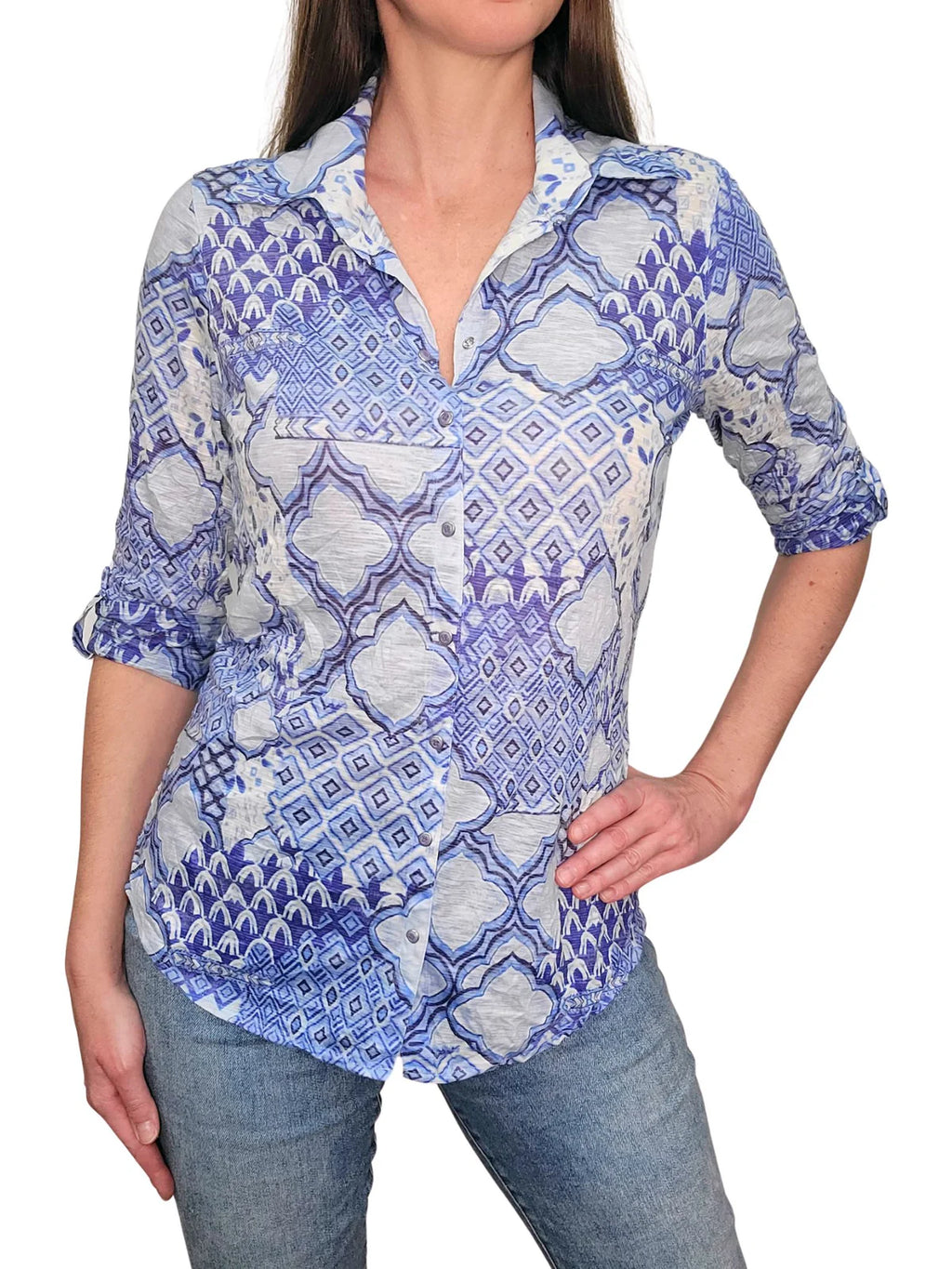 CRUSHED SKY SHIRT