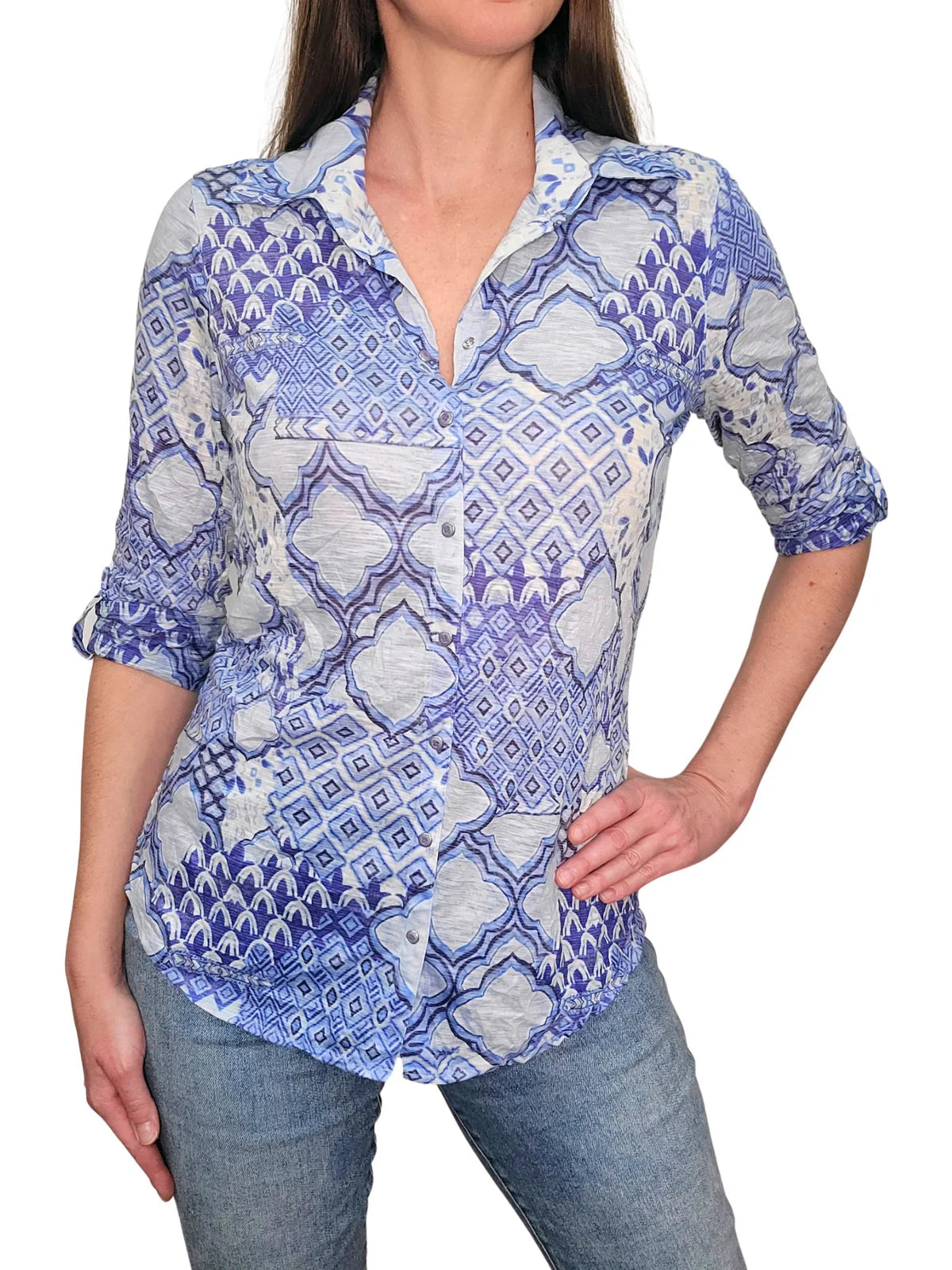CRUSHED SKY SHIRT