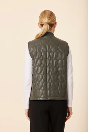 OLIVE VL HEART QUILT VEST