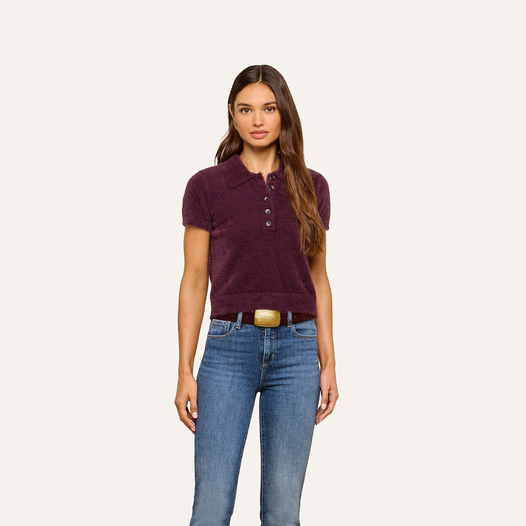 CIRRUS SHORT SLEEVE CROP POLO