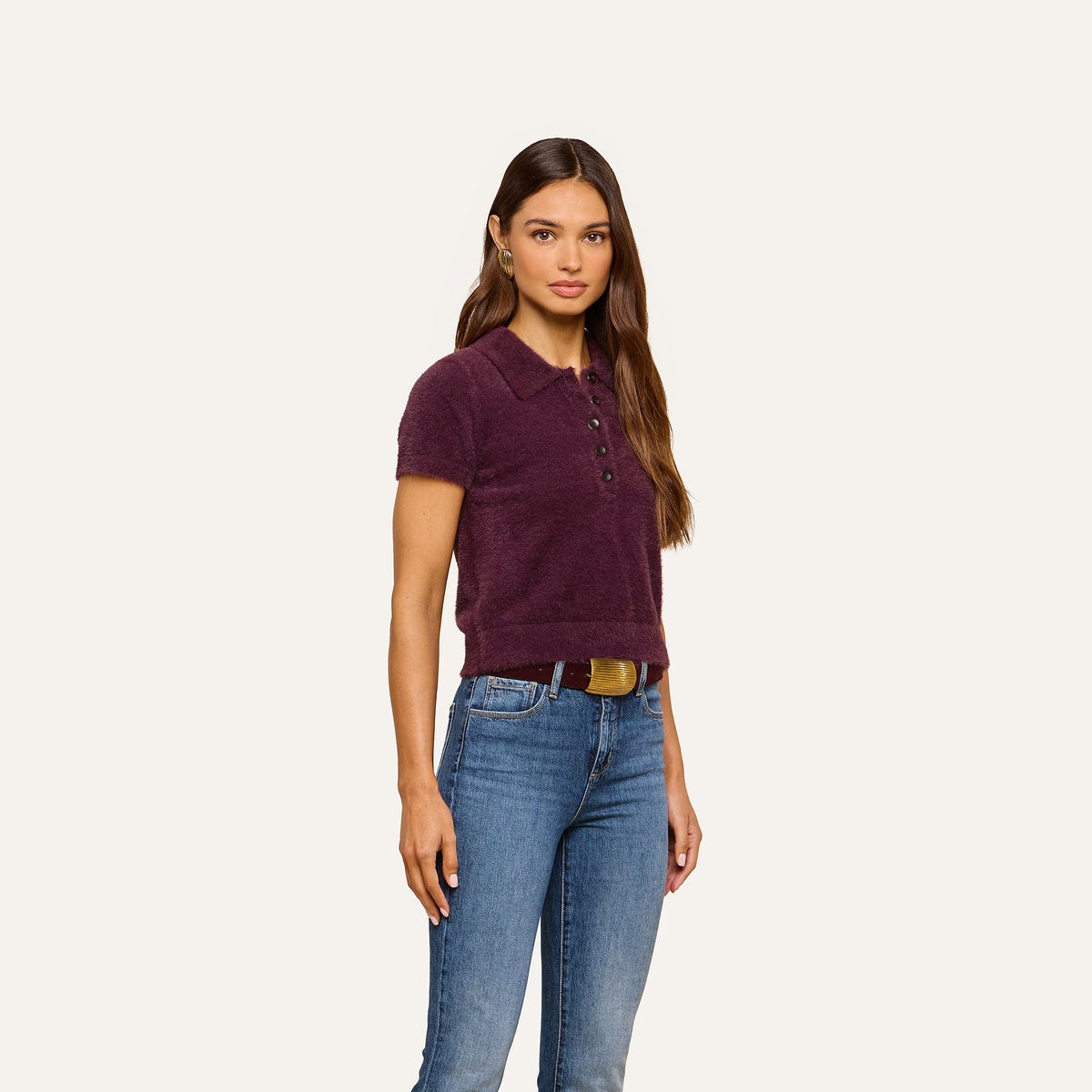 CIRRUS SHORT SLEEVE CROP POLO