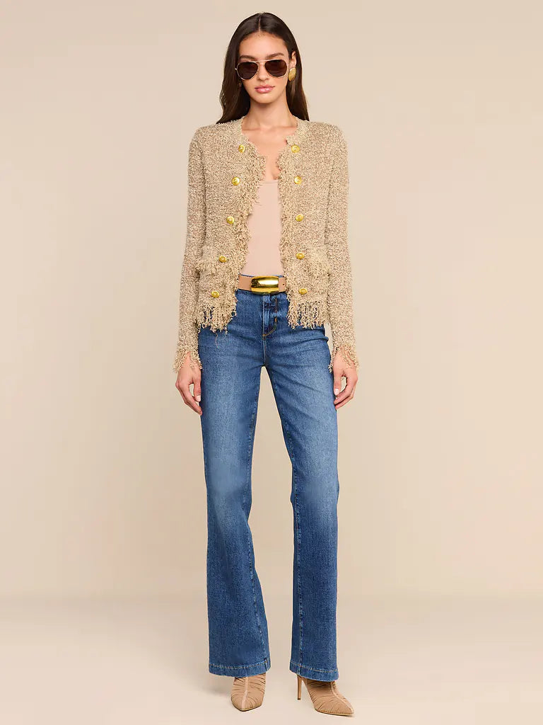 MIREILLE FRINGE CARDIGAN