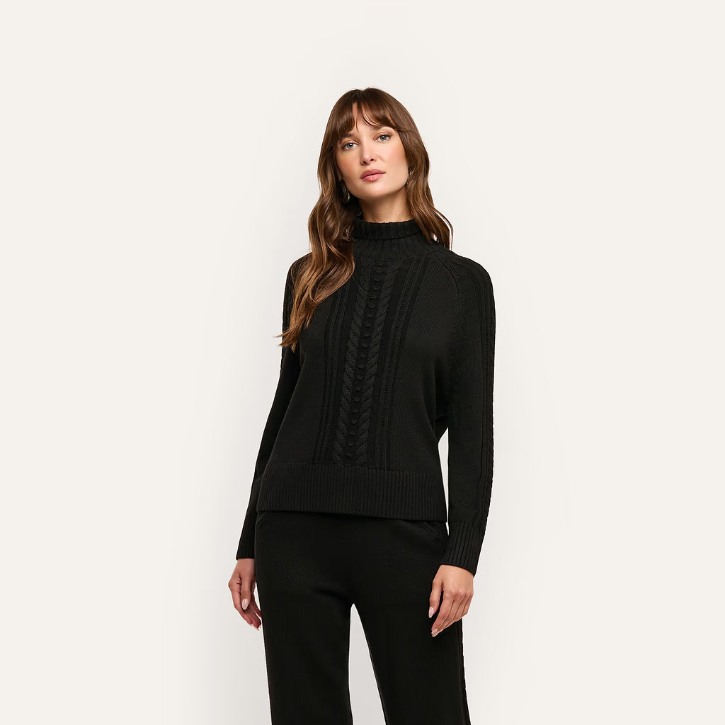 SANDRINA CABLE TURTLENECK