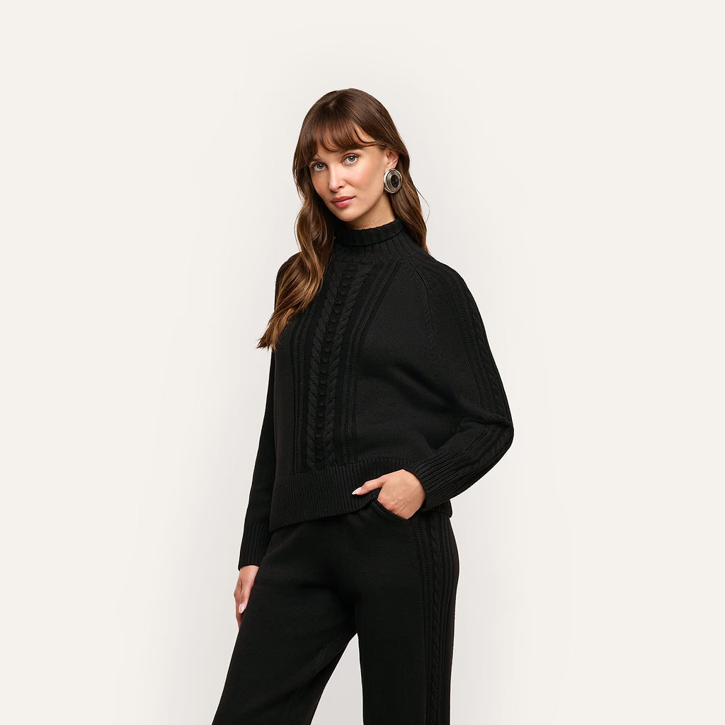 SANDRINA CABLE TURTLENECK