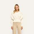 OTTAVIA LACE BACK PULLOVER