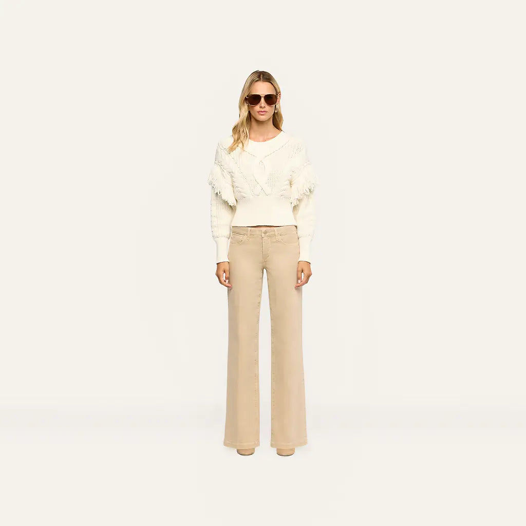 OTTAVIA LACE BACK PULLOVER