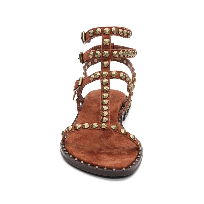 PLAY 2 GLADIATOR STUDDED FLAT SANDAL