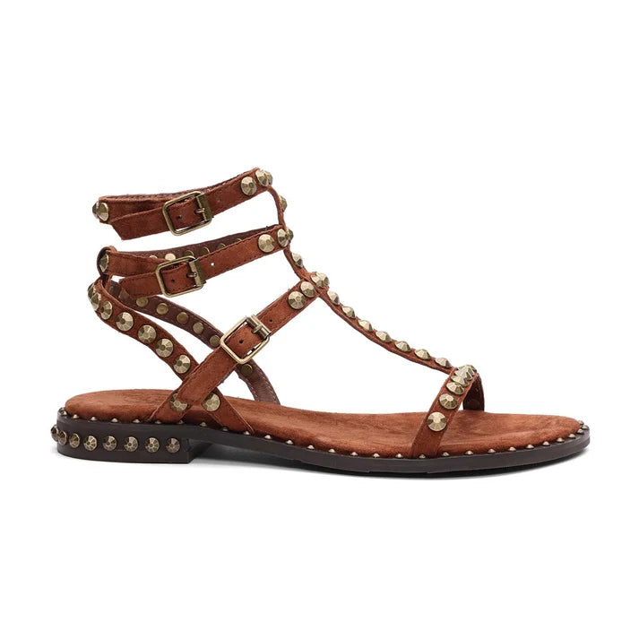 PLAY 2 GLADIATOR STUDDED FLAT SANDAL