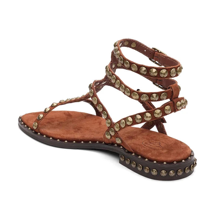PLAY 2 GLADIATOR STUDDED FLAT SANDAL