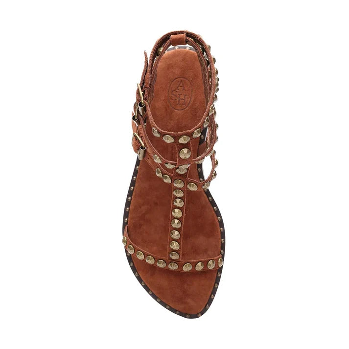 PLAY 2 GLADIATOR STUDDED FLAT SANDAL