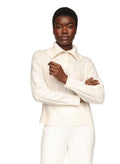 MIXED CABLE BUTTON UP