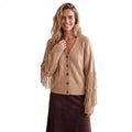 CABLE FRINGE CARDI