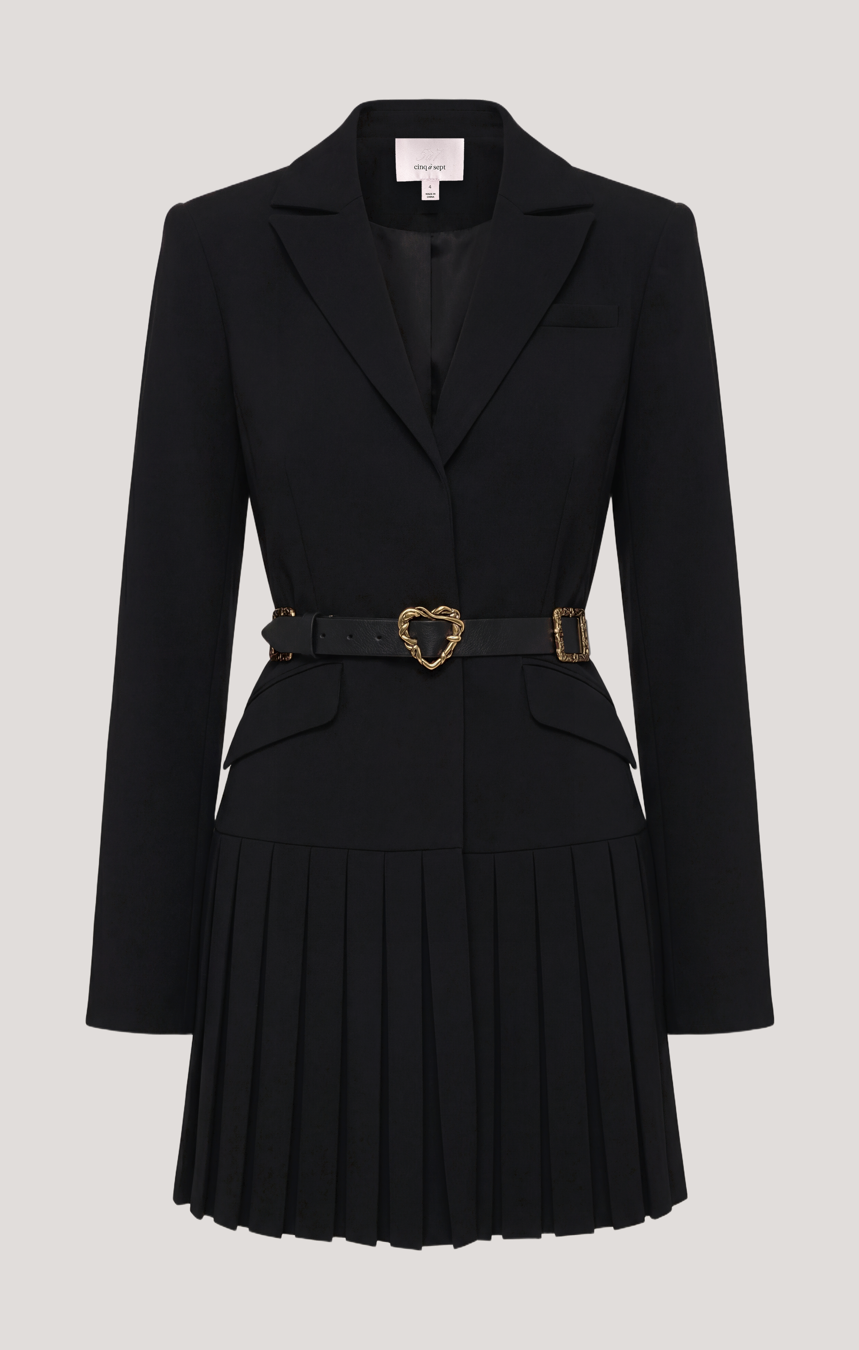 BELTED SAULE DRESS