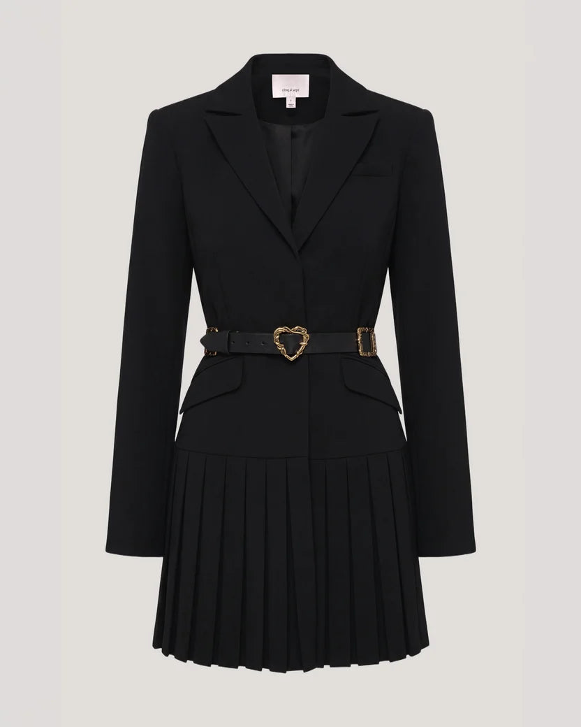BELTED SAULE DRESS