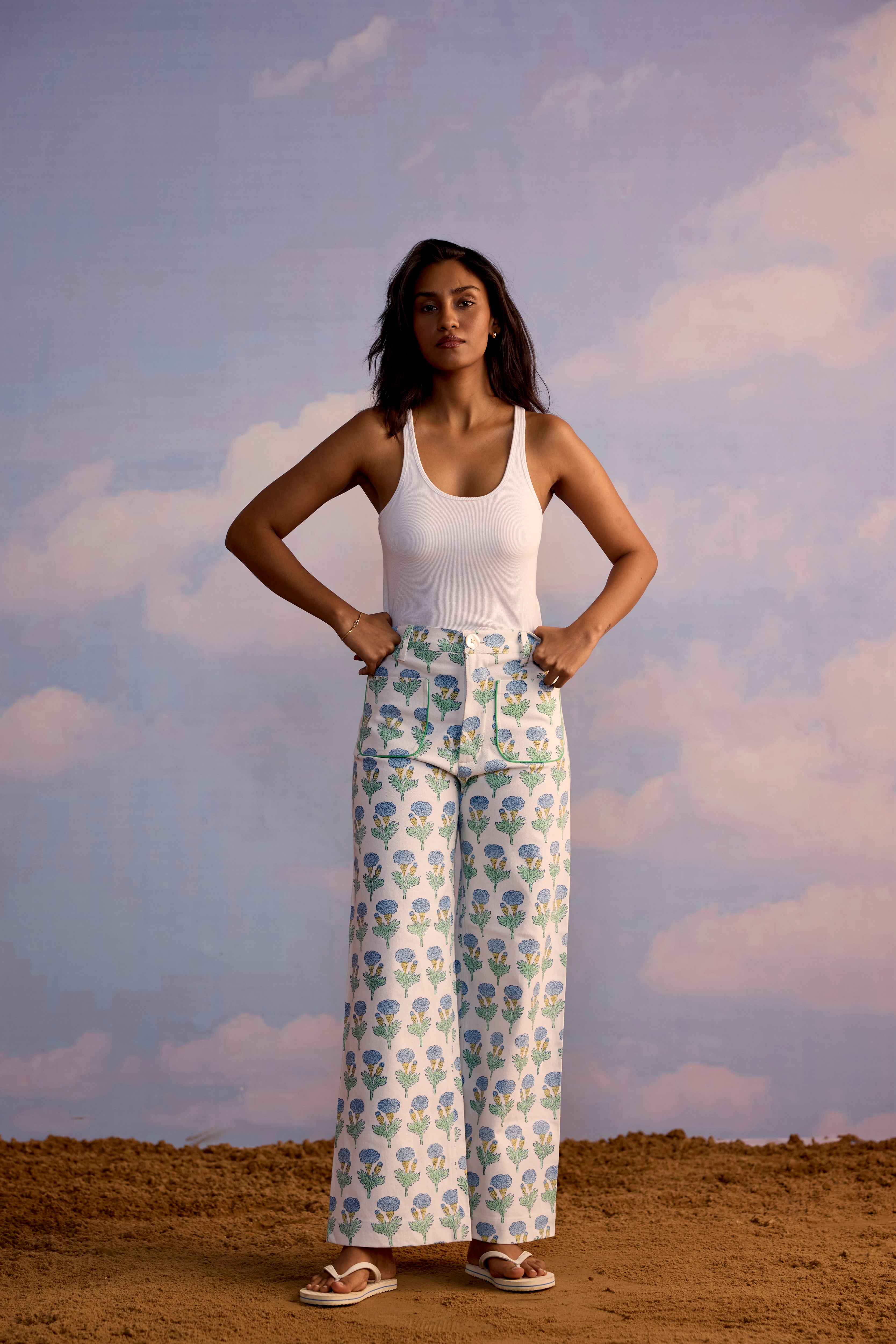 BOSS PANTS IN FLEUR PRINT