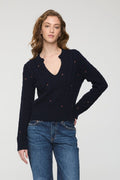 SHANA LS CABLE SWEATER