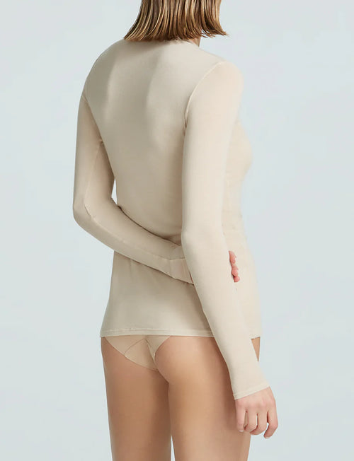 BUTTER + CASHMERE LAYERING LONG SLEEVE SHIRT