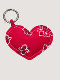 KEY RING- RED HEART
