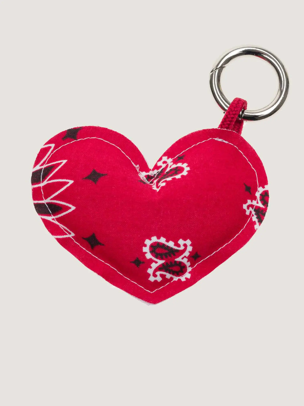 KEY RING- RED HEART