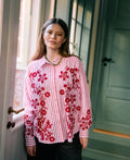 CORA SHIRT RED FLOWER