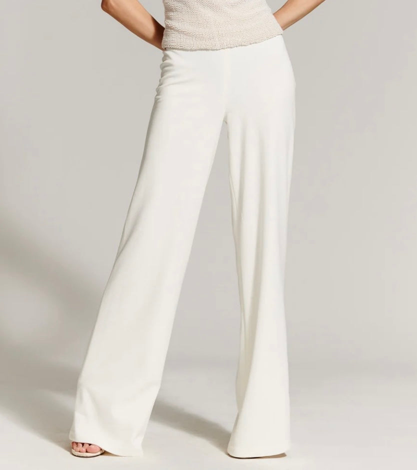 WHITE FORMAL PANTS