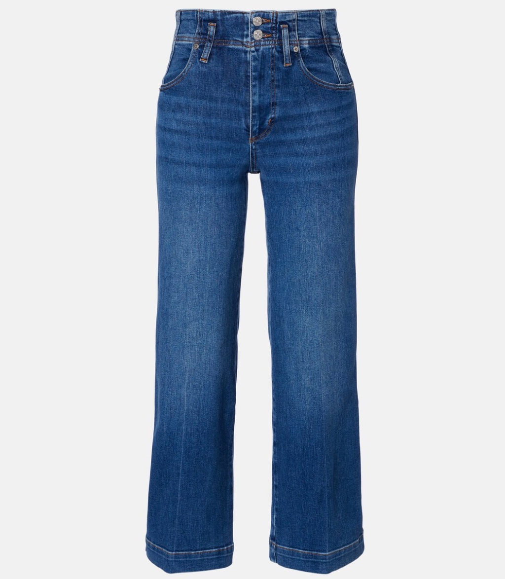 THE SEAMED WIDE TROUSER CROP