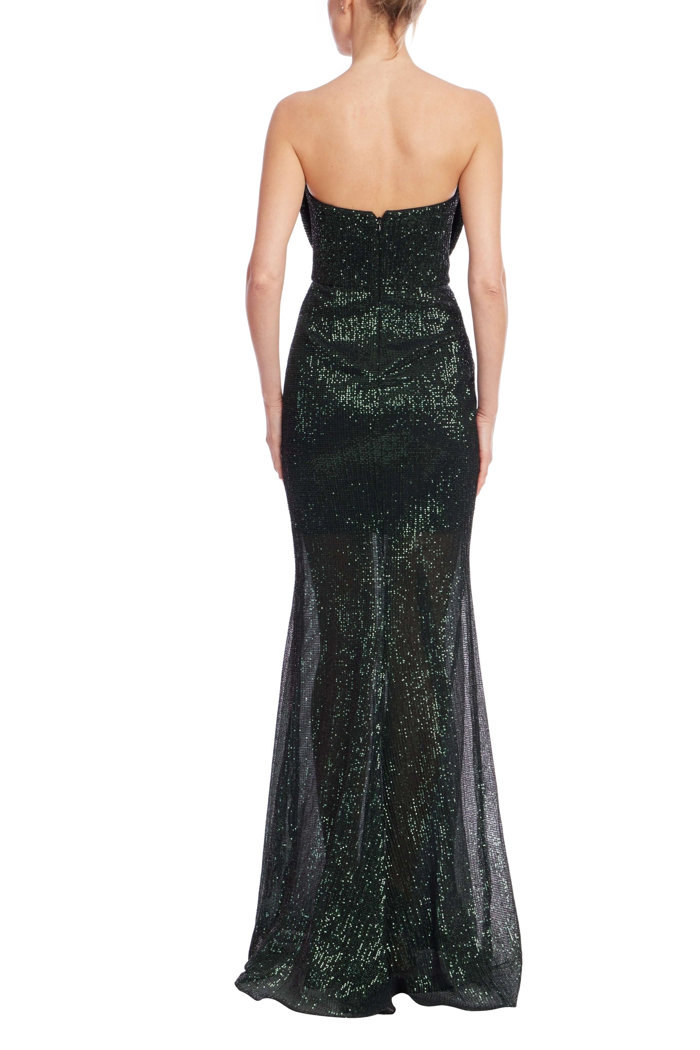 STRAPLESS BOW GOWN