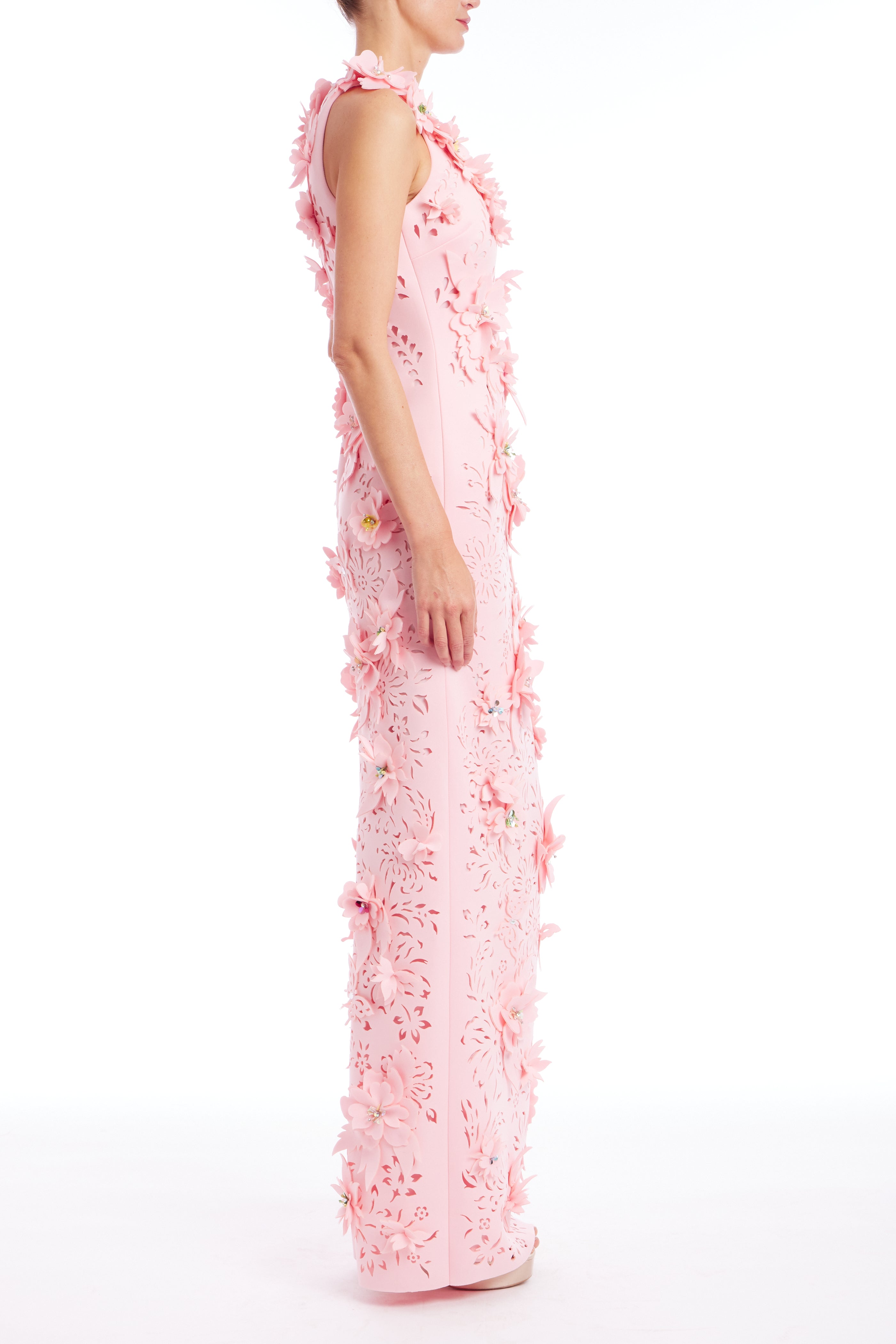 3D FLOWER GOWN