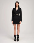 BELTED SAULE DRESS