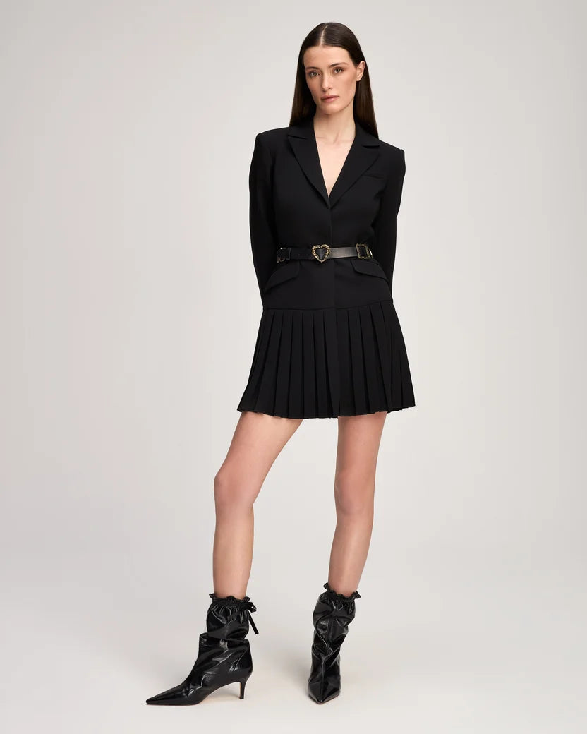 BELTED SAULE DRESS
