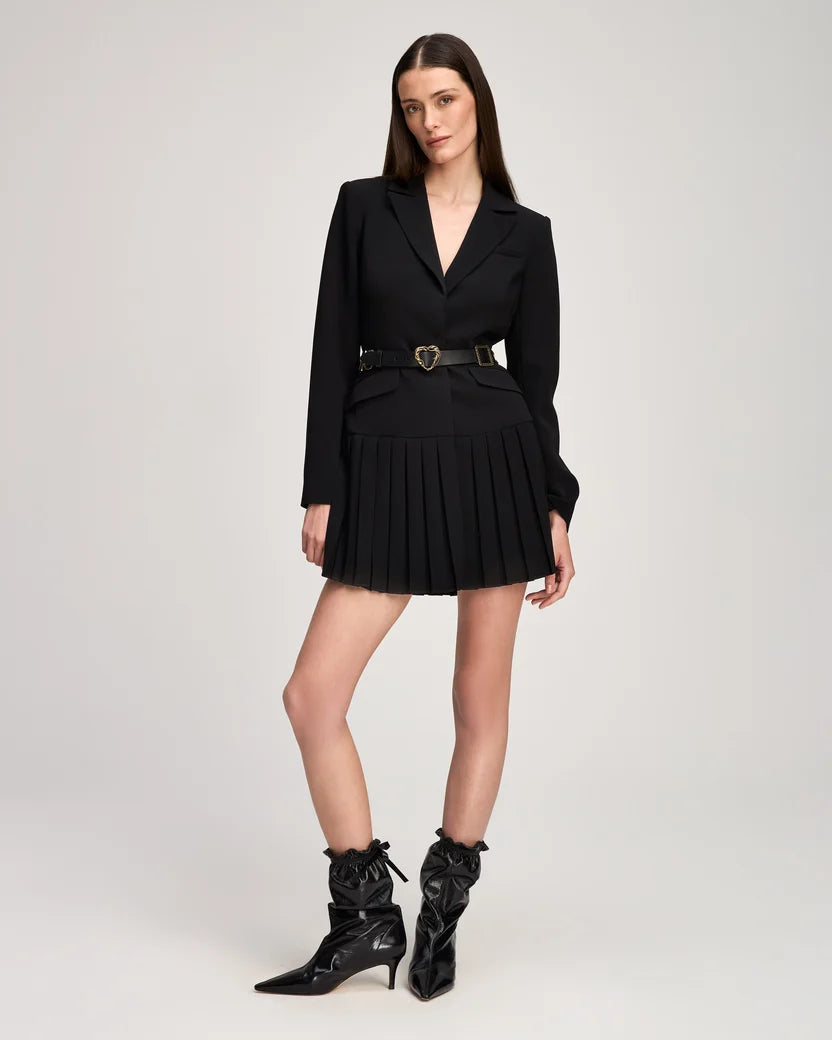 BELTED SAULE DRESS