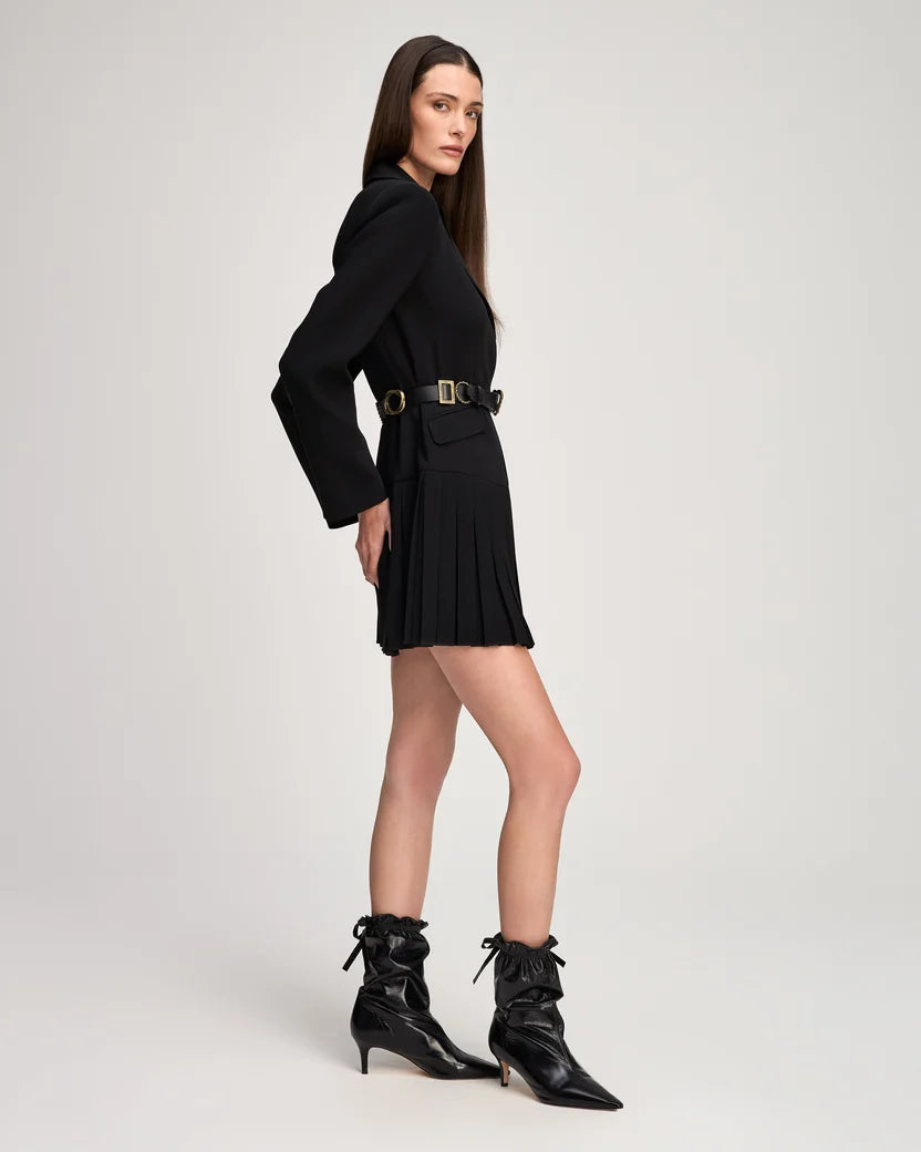 BELTED SAULE DRESS