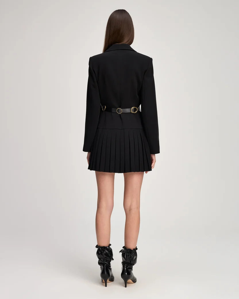 BELTED SAULE DRESS