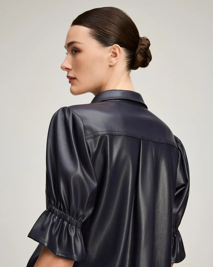 LITE VEGAN LEATHER FIONA TOP