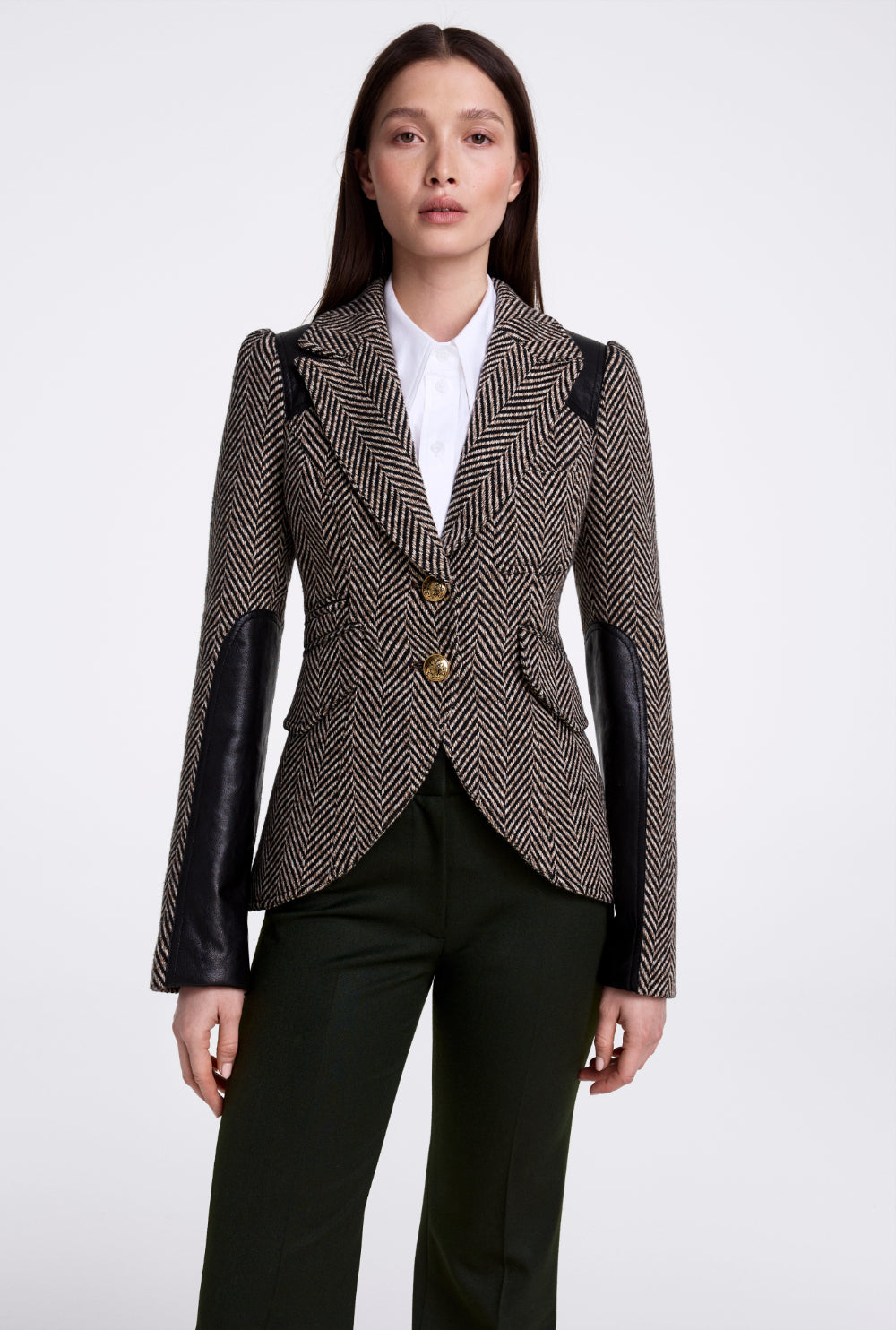 SADDLE-PATCH EQUESTRIAN BLAZER